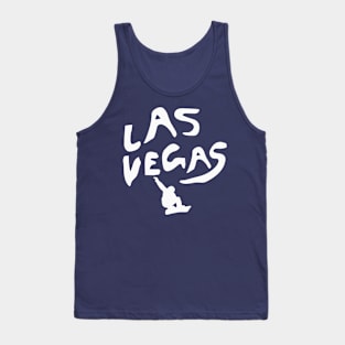 Las Vegas and Flying Snowboarder Tank Top